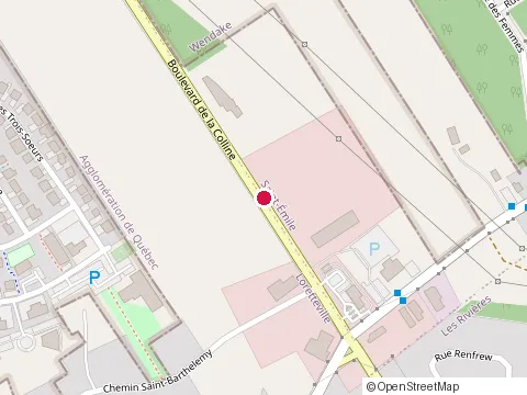 Location of Toiture Québec at 12400 Bd de la Colline, Québec