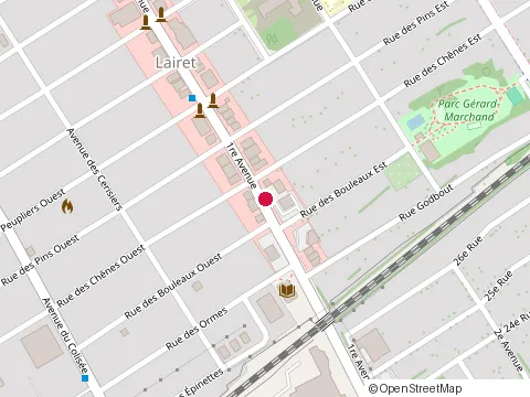 Location of Topla! Limoilou at 2746 1Re Av., Québec