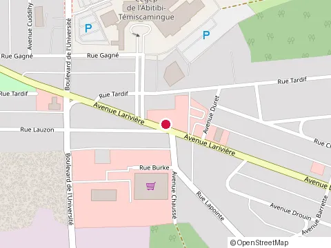 Location of Topla! Rouyn-Noranda at 681 avenue Larivière, Rouyn-Noranda