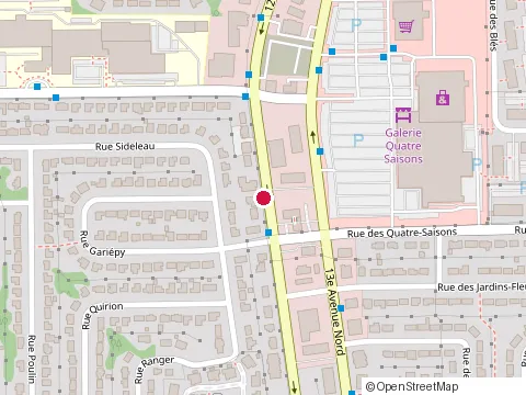 Location of Topla! Sherbrooke Fleurimont at 1525 12E Avenue N Local 3B, Sherbrooke