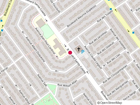 Location of Toqué! at 900 Place Jean-Paul-Riopelle, Montréal