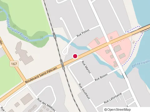 Location of Toujours Mikes at 1053 Boulevard Sacré Coeur, Saint-Félicien