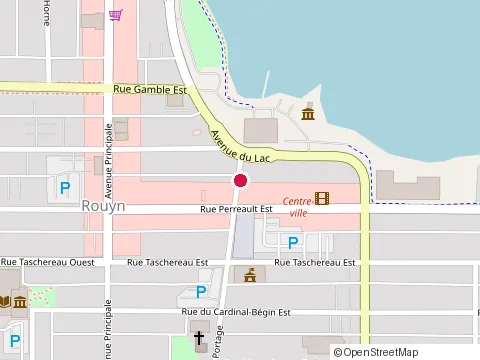 Location of Toujours Mikes at 4 Rue Perreault E, Rouyn-Noranda