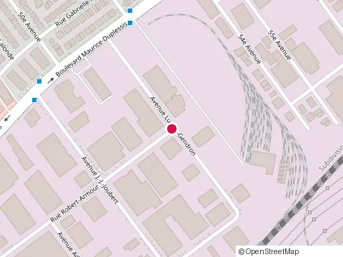 Location of Tu-Mec Inc at 11700 avenue Lucien-Gendron, Montréal
