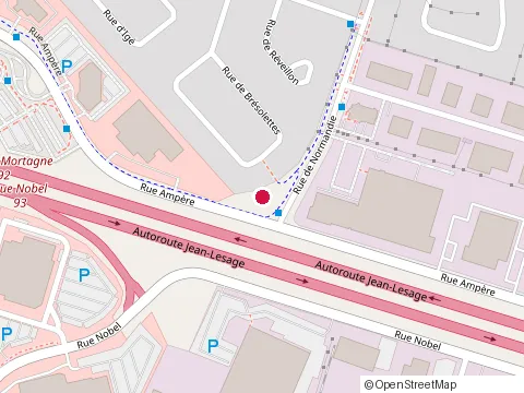Location of Upbrella at 1351 Rue Ampère, Boucherville