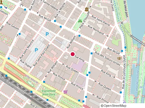Location of Va Capital at 160 Rue King #500, Montréal