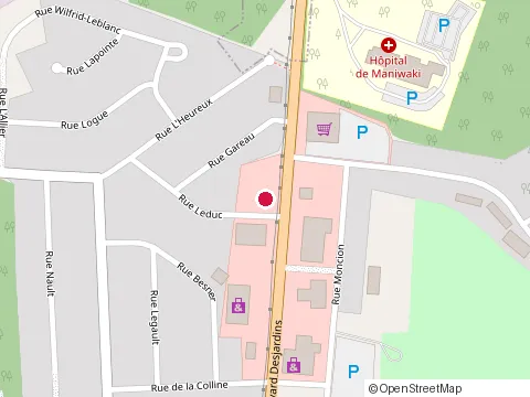 Location of Valentine at 288 Boulevard Desjardins, Maniwaki