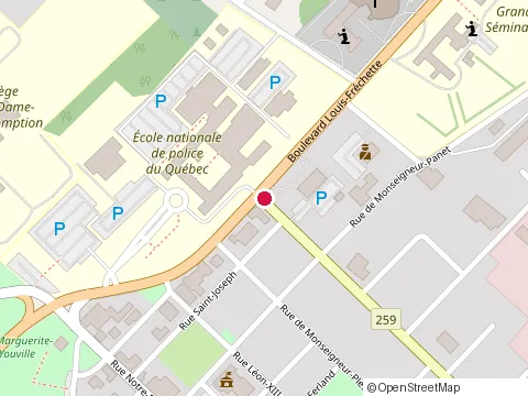 Location of Valentine at 320 Bd Louis Fréchette, Nicolet