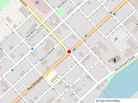 Location of Valentine at 2705 Rue Dessaulles, Saint-Hyacinthe