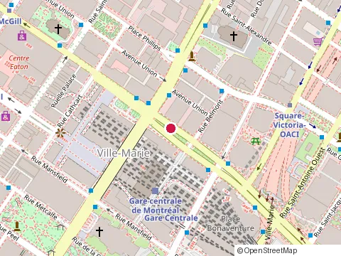 Location of Vargas at 690 Bd Rene Levesque O, Montréal