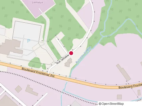 Location of Vitrerie Fleur de Lys Inc at 2126 Rue Setlakwe, Thetford Mines