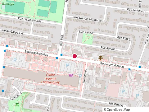 Location of Wendy'S at 251 boulevard d'Anjou, Châteauguay