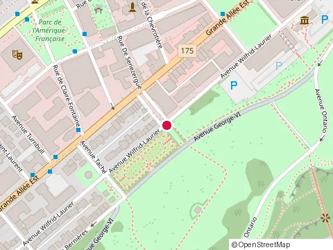 Location of Ymca de Quebec-Imagine at 600 avenue Wilfrid-Laurier, Québec