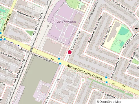 Location of LODA Design at 1200 Rue de Louvain O, Montréal