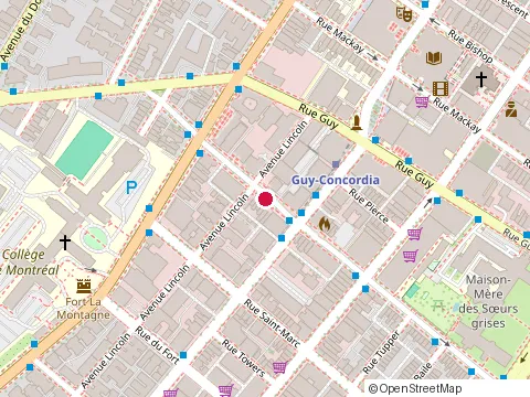 Location of 2121 Saint-Mathieu-Interrent at 2121 Rue Saint Mathieu, Montréal