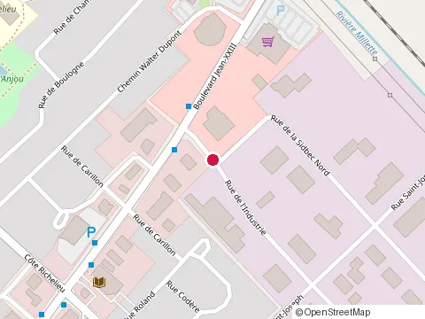 Location of A Plus Construction Inc at 2750 Rue de la Sidbec Nord, Trois-Rivières