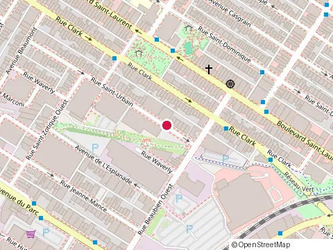 Location of A1 Bookkeeping Services Inc. at 6600 Rue Saint-Urbain, Montréal