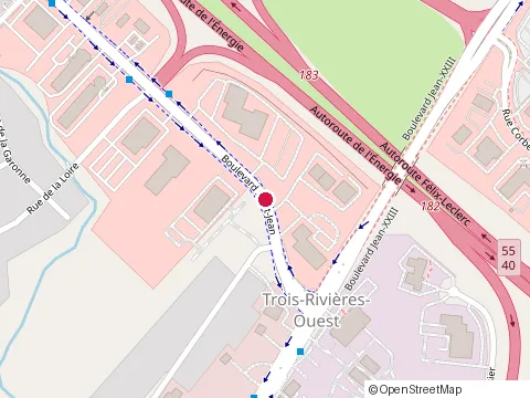 Location of Aca Assurance at 3050 boulevard Saint-Jean, Trois-Rivières