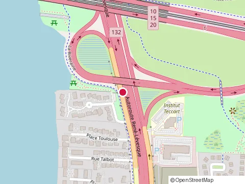 Location of Académie Louis-Pasteur at 7220 Rue Marie-Victorin, Montréal