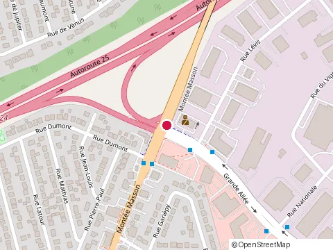 Location of Acrylique Excellence at 1025 montée Masson, Terrebonne