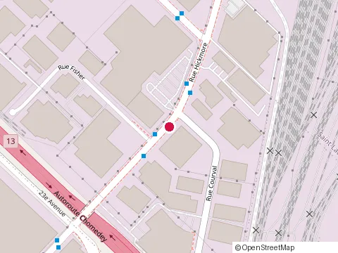 Emplacement de Aerem Industrie Inc. au 5000 Rue Hickmore, Saint-Laurent