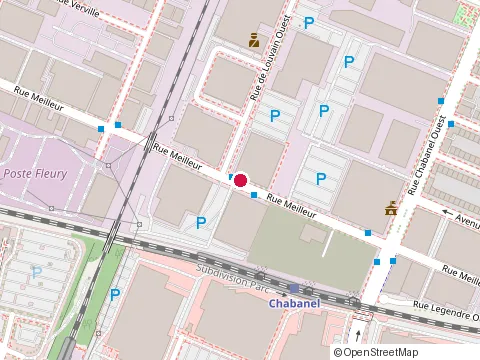 Location of Agence Michel Cadarette Inc at 9477 Rue Meilleur, Montréal