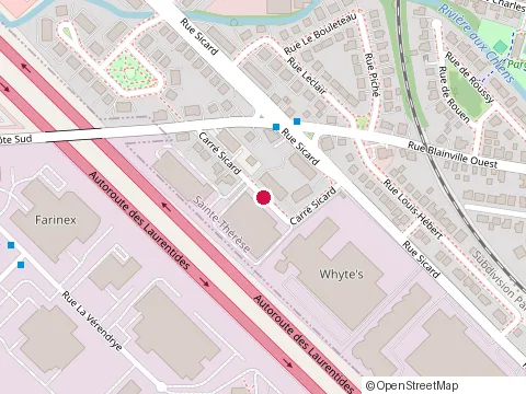 Location of Agences Mario Stephenson Inc (les) at 24 Place Sicard, Sainte-Thérèse