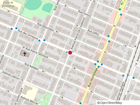 Location of Aguaria Spa at 2530 Rue des Ormeaux, Montréal