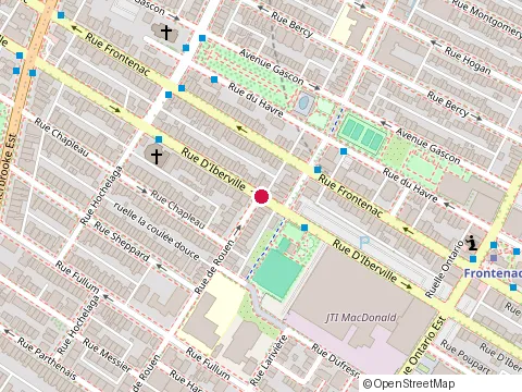Location of Aïcha Black Independant Companion at 2447 Rue de Rouen, Montréal