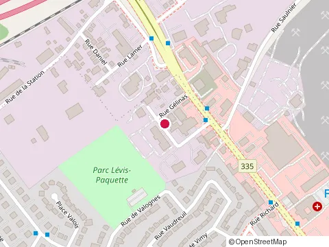 Location of Alignement Garbis at 45 Rue Gelinas, Laval