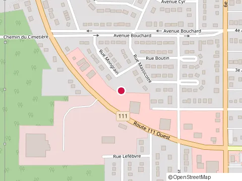Location of Amalgame Pub Urbain at 652 1Re Ave O, Amos