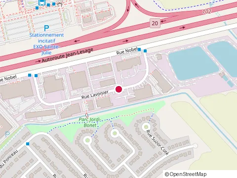 Location of Aménagement Paysager Pro-Jardin at 1841 Rue Lavoisier, Sainte-Julie