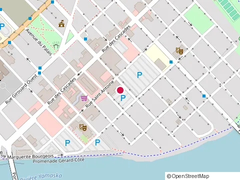 Location of Andrea Cafe at 1485 Rue Saint-Antoine, Saint-Hyacinthe