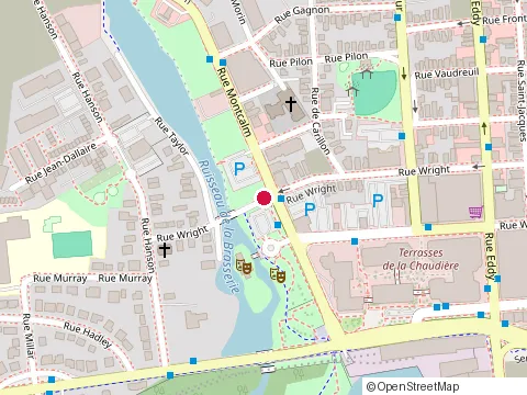 Location of Angkor Wat d'Asie at 23 Rue Wright, Hull
