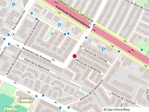 Location of Apneacity at 6211 Avenue de la Mayenne, Montréal
