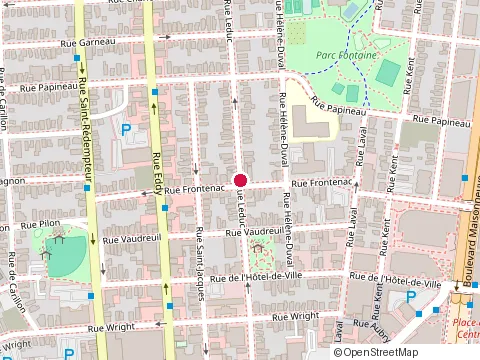 Location of Appartements Gatineau - les Immeubles Nicolas St-Cyr at 1 Rue Leduc #97, Gatineau