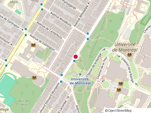 Location of Appartements la Sorbonne (les) at 2825 Edouard Montpetit Blvd, Montréal