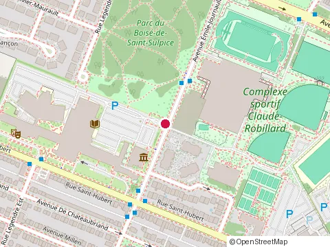 Location of Aqpc-Association Québécoise de Pédagogie Collégiale at 214-999 avenue Émile-Journault, Montréal