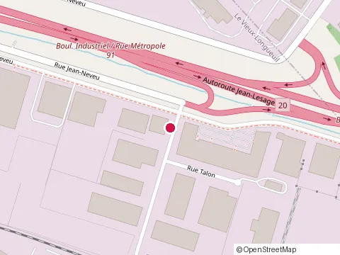 Location of Aqua Leader at 2370 Rue de la Province, Longueuil