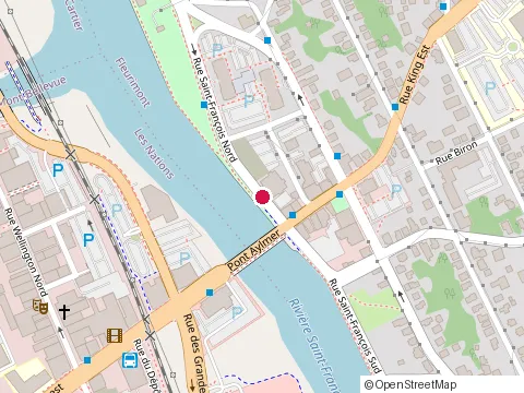 Location of Army Navy Air Force at 300 St Francis, Sherbrooke