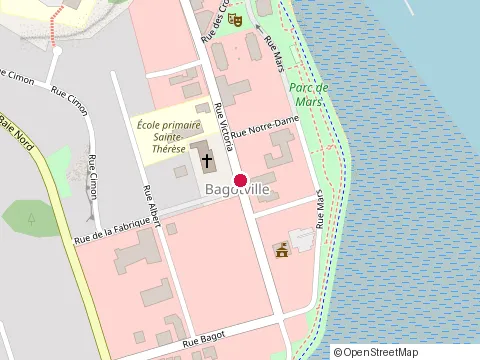 Location of Arpenteurs Geometres Laberge at 591 Rue Victoria, La Baie