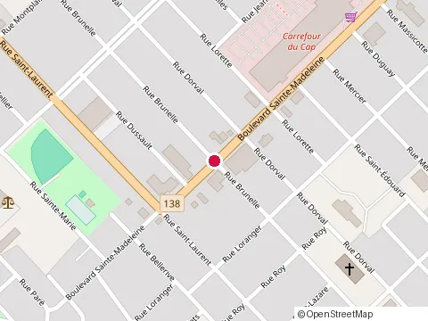 Location of Association des Malentendants (Mauricie) at 109  Rue Brunelle, Trois-Rivières