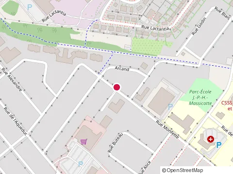 Location of Association le P A S at 59 Rue Monfette Local 110, Victoriaville