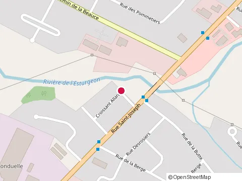 Location of Assurances Cécyre Inc at Rue, Sainte-Martine