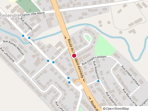 Location of Atelier de Carrosserie Jolicoeur at 845 Route du Président-Kennedy, Lévis