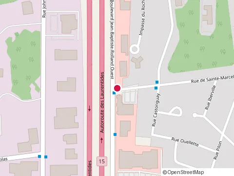 Location of Ateliers Jacob at 475 boulevard Ste Marcelle, Saint-Jérôme