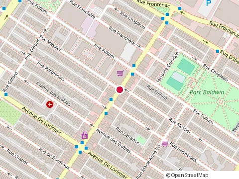 Location of Atma Yoga at 2234 Mont-Royal Ave E, Montréal