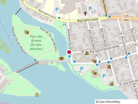 Location of au Bourgere at 940 Place Ile des Moulins, Terrebonne