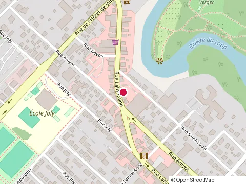Location of au Pain Gamin at 288 Rue Lafontaine, Rivière-du-Loup