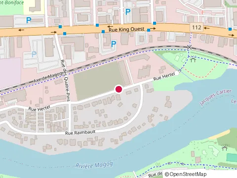 Location of au Pont de Bois at 2325 Hertel Rue, Sherbrooke